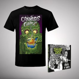 Cannabis Corpse - Blunted at Birth [bundle] - CD DIGIPAK + T-shirt bundle (Men)