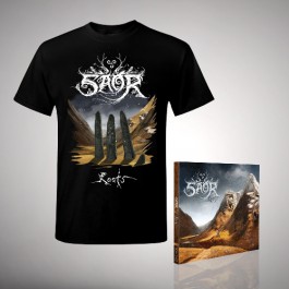 Saor - Roots - CD DIGIPAK + T-shirt bundle (Men)