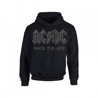 AC/DC - Back In Black - Hooded Sweat Shirt (Men)