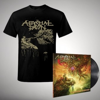 Abysmal Dawn - Nightmare Frontier [bundle] - LP gatefold + T-shirt bundle (Men)
