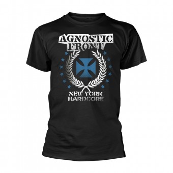 Agnostic Front - Blue Iron Cross - T-shirt (Men)