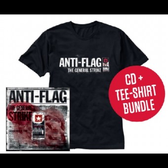 Anti-Flag - The General Strike LTD Edition - CD DIGIPAK + T-shirt bundle (Men)