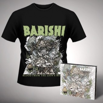Barishi - Blood From The Lion's Mouth - CD DIGIPAK + T-shirt bundle (Men)