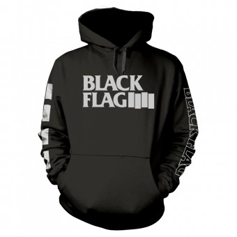 Black Flag - Logo - Hooded Sweat Shirt (Men)