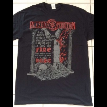 Blaze Of Perdition - Ashes Remain - T-shirt (Men)