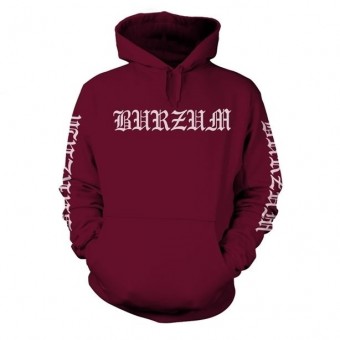 Burzum - Filosofem Logo 2018 (maroon) - Hooded Sweat Shirt (Men)