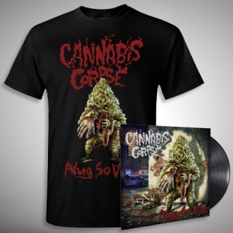 Cannabis Corpse - Nug So Vile - LP + T-Shirt bundle (Men)