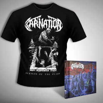 Carnation - Chapel Of Abhorrence - CD + T-shirt bundle (Men)