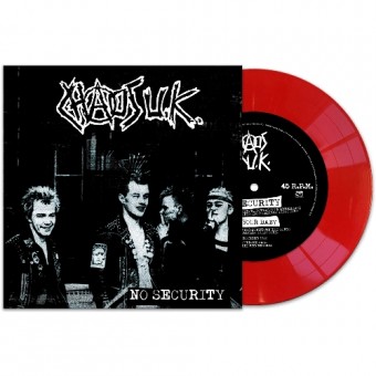 Chaos UK - No Security - 7" vinyl coloured