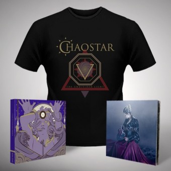 Chaostar - The Undivided Light + Anomima - CD Digipak + CD / DVD Digipak + T-shirt bundle (Men)