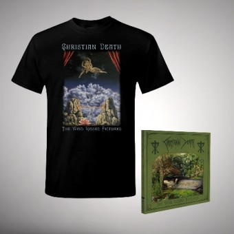 Christian Death - The Wind Kissed Pictures 2021 [bundle] - CD DIGIPAK + T-shirt bundle (Men)