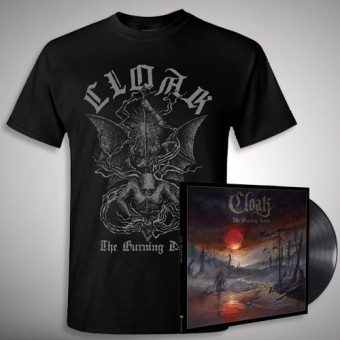 Cloak - The Burning Dawn - LP + T-Shirt bundle (Men)