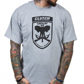 Clutch - Elephant Riders (Heather Grey) - T-shirt (Men)