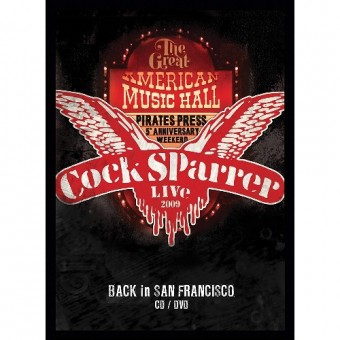 Cock Sparrer - Back in San Francisco 2009 - CD + DVD DIGIPAK A5
