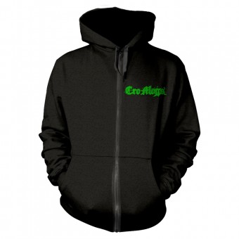 Cro-Mags - Green Logo - Hooded Sweat Shirt Zip (Men)