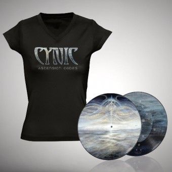 Cynic - Ascension Codes [bundle] - Double LP Picture + T-Shirt (Women)