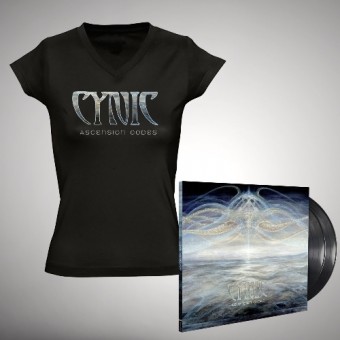 Cynic - Ascension Codes [bundle] - Double LP gatefold + T-shirt bundle (Women)