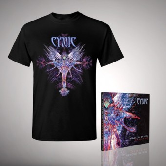 Cynic - Traced in Air Remixed - CD DIGIPAK + T-shirt bundle (Men)