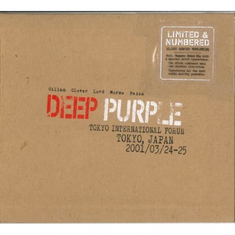 Deep Purple - Live In Tokyo 2001 - 2CD DIGIPAK