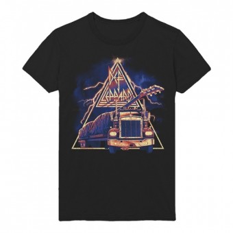 Def Leppard - Wheelin Guitar - T-shirt (Men)