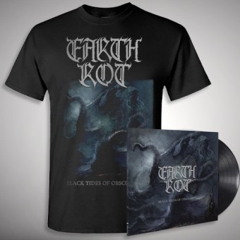 Earth Rot - Black Tides Of Obscurity - LP + T-Shirt bundle (Men)