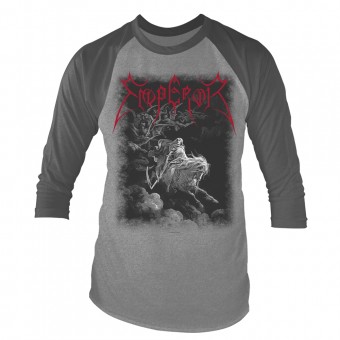 Emperor - Rider (grey marl/charcoal) - Baseball Shirt 3/4 Sleeve (Men)