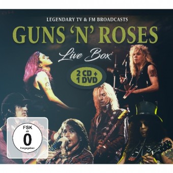 Guns N' Roses - Live Box (Legendary Broadcast Recordings) - 2CD + DVD DIGISLEEVE