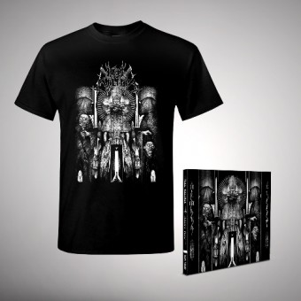 Hell Militia - Hollow Void [bundle] - CD DIGIPAK + T-shirt bundle (Men)