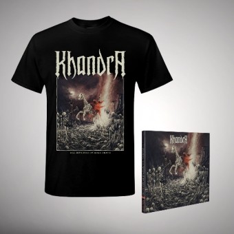 Khandra - All Occupied by Sole Death [bundle] - CD DIGIPAK + T-shirt bundle (Men)