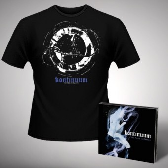 Kontinuum - No Need To Reason - CD DIGIPAK + T-shirt bundle (Men)