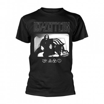 Led Zeppelin - Icon Logo Photo - T-shirt (Men)