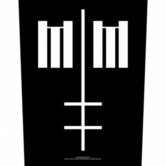 Marilyn Manson - Cross Logo - BACKPATCH