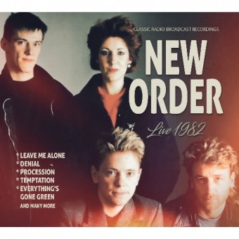 New Order - Live 1982 Legendary Radio Broadcast - CD DIGISLEEVE