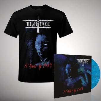 Nightfall - At Night We Prey - LP gatefold coloured + T-shirt bundle (Men)
