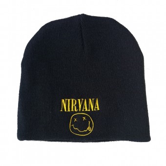 Nirvana - Smiley Logo (no cuff) - Beanie Hat