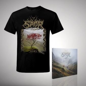 Saor - Aura - CD DIGIPAK + T-shirt bundle (Men)