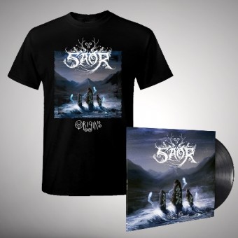Saor - Origins [bundle] - LP gatefold + T-shirt bundle (Men)