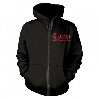 Saxon - Strong Arm Of The Law - Hooded Sweat Shirt Zip (Men)