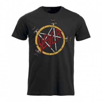Slayer - Pentagram Distressed - T-shirt (Men)