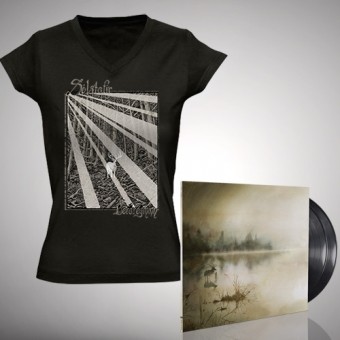 Solstafir - Berdreyminn - Double LP gatefold + T-shirt V-neck bundle (Women)