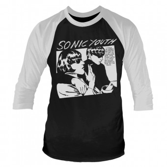 Sonic Youth - Goo (black/white) - Baseball Shirt 3/4 Sleeve (Men)