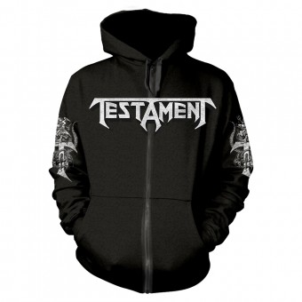 Testament - Pitchfork Horns - Hooded Sweat Shirt Zip (Men)