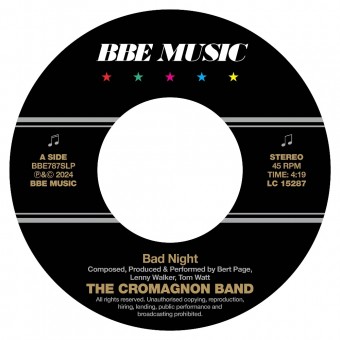 The Cromagnon Band - Bad Night / Quadrant - 7" vinyl