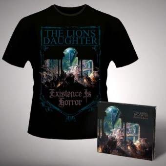The Lion's Daughter - Existence Is Horror - CD DIGIPAK + T-shirt bundle (Men)