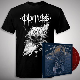 Tombs - Bundle 4 - DOUBLE LP GATEFOLD COLOURED + T-SHIRT bundle (Men)