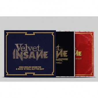 Velvet Insane - High Heeled Monster & Rock 'N' Roll Glitter Suit - DOUBLE CD SLIPCASE