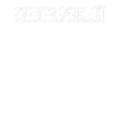 Burzum White Logo Print On Demand Black Metal Season Of Mist