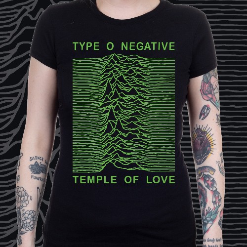 Type O Negative Band T-Shirt, Type O Negative Green Logo Tee, Doom Metal  Merch