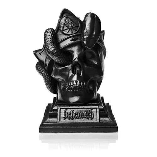 Behemoth - Unholy Trinity Skull black metallic - CANDLE.