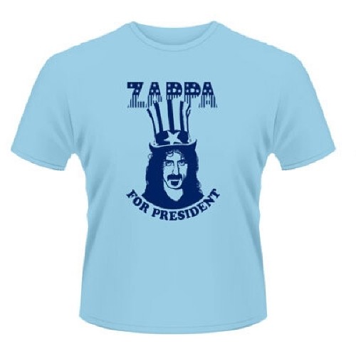 new FRANK ZAPPA rock classic band Zappa For President Mens T-shirt S to 4XLT 